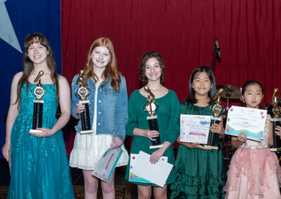 Ivy Liu, Sprouts category winner of the 2026 Wildflower! Budding Talent Vocal Competition in Richardson, Texas.