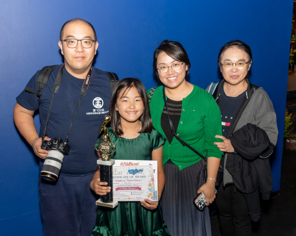 Ivy Liu, Sprouts category winner of the 2026 Wildflower! Budding Talent Vocal Competition in Richardson, Texas. 